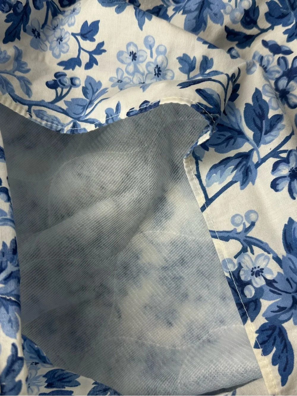 Laura Ashley Cottagecore Blue Floral Standard Pillow Sham